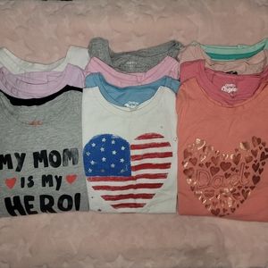 **TWELVE SHIRTS** Girls 5 - 5T Lot